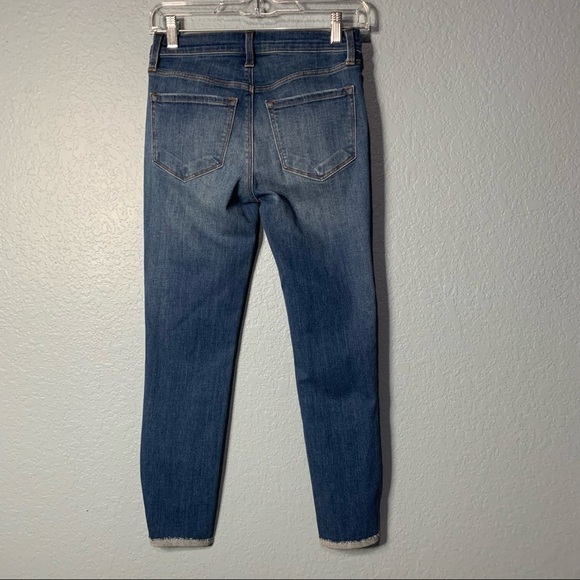 J Brand Skinny Mid Rise Released Hem Jeans - Picture 8 of 8